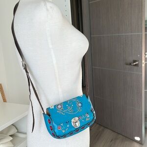 Vintage crossbody leather bag